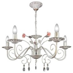 Люстра подвесная с цветами 5 ламп российского производства Петрасвет S1034-5