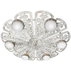 Люстра потолочная 6 ламп светодиодная плоская круглая российского производства Петрасвет S2440-6