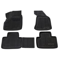 Ковры салонные модельные (высокий борт, 3D с подпятником) Aileron для ВАЗ (LADA) Priora 1 поколение рестайлинг [2013-2018], ВАЗ (LADA) Priora 1 поколение [2007-2014]