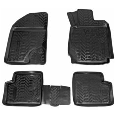 Ковры (3D с подпят для Toyotа Corolla (00-07)(RHD) 4 шт выс. борт, полимер черн. (ACM-PS-79) Airline