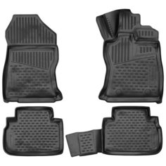 Коврики 3D в салон подходят для SUBARU Forester, 2018-, правый руль, (ЮАР), 4шт. Element