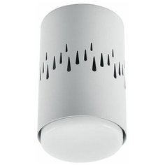 Светильник потолочный Feron HL350 12W, 220V, GX53 и подсветка 4000K, белый