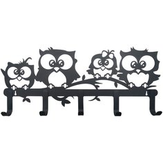 Вешалка настенная Совята 5 крючков Istok