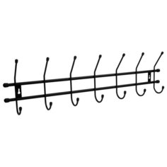 Вешалка настенная Стандарт 7 черный Istok