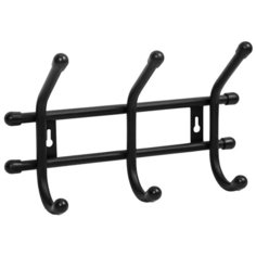 Вешалка настенная Уют 3 черный Istok
