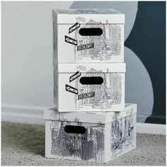 Коробка для хранения / картонные коробки / коробки для хранения вещей / хранение вещей коробки и контейнеры Детская Вселенная