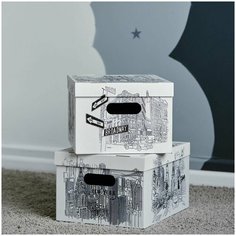 Коробка для хранения/картонные коробки/коробки для хранения вещей/хранение вещей коробки и контейнеры Детская Вселенная