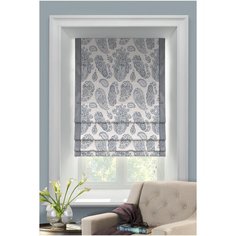 Римская штора Cetrioli от Memotex с карнизом. В: 200см. Ш: 80см.