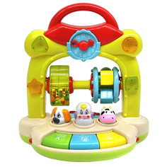 Интерактивная развивающая игрушка Zhorya Умный Я Веселые нотки ZY173458, желтый