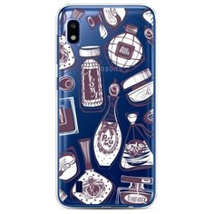 Силиконовый чехол "Счастье в духах" на Samsung Galaxy A10 / Самсунг Галакси А10 Case Place