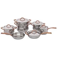 Набор посуды GIPFEL Absolute 1515 13 пр. стальной