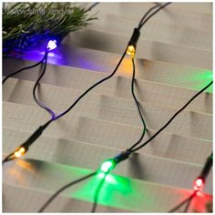 Гирлянда сетка 1,6х1,6м 144Led комн. Белый теплый Luazon