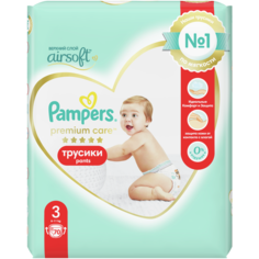 Pampers Premium Care трусики 3 (6-11 кг), 70 шт.