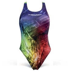 Купальник спортивный HEAD REEL, Цвет - мульти; Размер - 38; Материал - Полиэстер 53%, ПБТ 47%