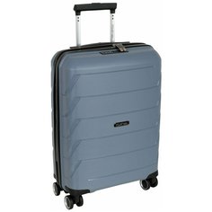 Чемодан POLAR РР819 S 37 л, серый