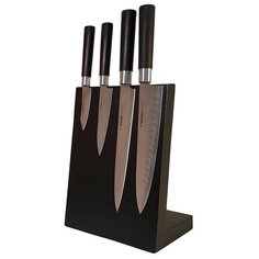 Подставка для ножей из дерева Woodinhome KS002SSOBL