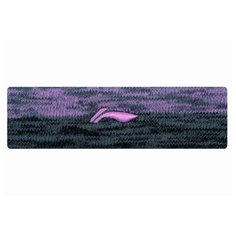 Повязка Li-Ning Headband Black/Purple AQAN032-3