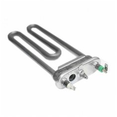 Тэн для стиральной машины, 1700W, прямой с отверстием под датчик, L=170 мм, l=14 мм, резинка ровная, для Indesit, Ariston