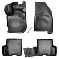 К-т ковров салона для RENAULT DUSTER HJD 3D 2018- (версия с ящиком под сиденьем) NORPLAST NPA11C69110