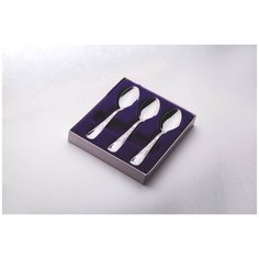 Павловский завод им. Кирова Набор столовых приборов Ирисы ЧН-6М22, 6 предметов серебристый