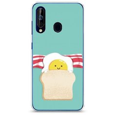 Силиконовый чехол "Съедобная кровать" на Samsung Galaxy A60 / Самсунг Галакси А60 Case Place