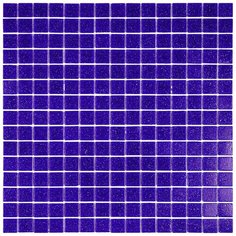 SA-BL508 Мозаика одноцветная чип 20 стекло Alma Mono Color синий квадрат