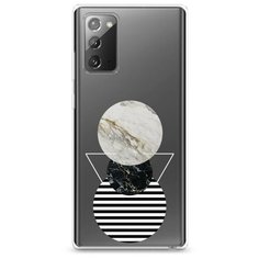 Силиконовый чехол "Пирамида из кругов" на Samsung Galaxy Note 20 / Самсунг Галакси Ноут 20 Case Place