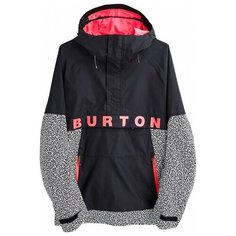 Куртка мужская BURTON FROSTNER ANORAK (21/22) True Black-PJ Print