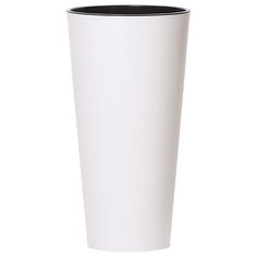 Кашпо Prosperplast Tubus Slim напольное, 30 х 57.2 см белый