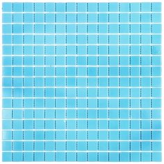 SA-BL501 Мозаика одноцветная чип 20 стекло Alma Mono Color голубой квадрат