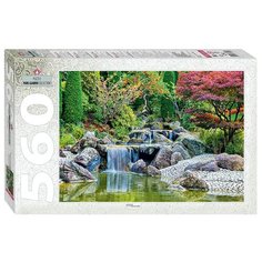 Пазл "Каскадный водопад в японском саду", 560 деталей Step Puzzle
