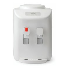 Кулер водонагреватель без охлаждения, VATTEN D27WF, настольный, 2 крана, белый, 7093