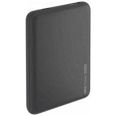 Внешний аккумулятор (Power Bank) DEPPA NRG Power Compact, 5000мAч, серый