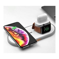 Беспроводное зарядное устройство Earldom ET-WC9 3 в 1 для смартфона / Apple Watch / AirPods