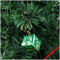 Крючки- спирали для украшения новогодней ели комплект 200 штук, 3,5 см, сталь, золотистые, 87159 Magic Time