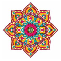 Картина стразами (алмазная мозаика) 20х20 см, остров сокровищ "Орнамент", в деревянной рамке, 662441