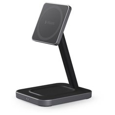 Зарядная станция MagSafe беспроводная 2 в 1: iPhone, Airpods, Deppa
