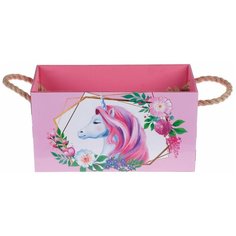 Ukid MARKET Ящик для хранения с верёвкой "Единорог", 250 х 135 х 120 мм