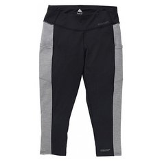 Леггинсы BURTON размер XS, true black / gray heather