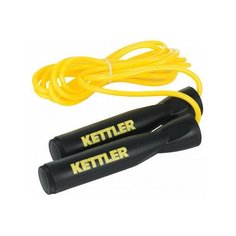 Скакалка KETTLER, A21TKTFA028- BO, цвет черный/желтый