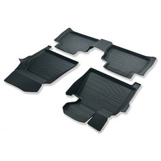 Автоковрик SRTK 3D люкс BMW X6 G-06 (2019-), высокий борт, резина