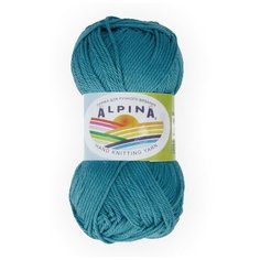 Пряжа ALPINA "ANABEL" 10 шт. в упак. цвет сине- серый (ANABEL-081)