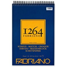 Альбом для графики Fabriano 1264 SKETCH 90г/м.кв 29,7х42 (А3) 120л спираль по короткой стороне