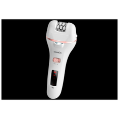 Эпилятор Centek CT-2195 (белый) 5Вт, 4 насадки, LED подсв./индикат., Li-Ion, 1200 мАч, 3 режима раб