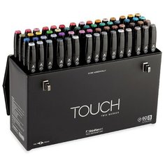 Художественный маркер TOUCH Набор маркеров спирт. двухсторонних "Set B" TOUCH ShinHan Art, 60цв.