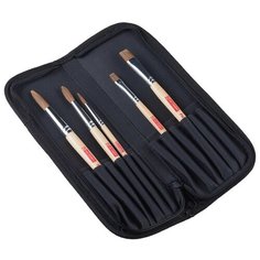 Кисть Royal Talens Набор кистей пони+синтетика в органайзере Art Creation, 5шт. (кр. 6,10,14; пл. 8,14)