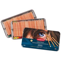 Цветные карандаши Derwent Набор цветных карандашей Lightfast DERWENT, 72цв. в метал.коробке