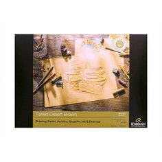 Тонированная бумага Royal Talens Альбом для пастели "Desert Brown" Rembrandt 180г/м2 A4, 50л склейка