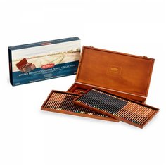 Цветные карандаши Derwent Набор цветных карандашей Limited Edition DERWENT, 120 цветов в деревянном кейсе