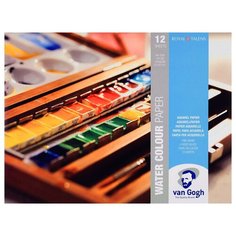 Бумага для акварели Royal Talens Альбом для акварели Van Gogh 300г/м2 24х32см, 12л., склейка по 4 сторонам